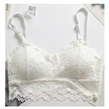 Load image into Gallery viewer, Sexy Woman Bra Lace Bra Female Seamless Push Up Wireless Bralette Lingerie Unpadded Transparent Brassiere Intimates Underwear
