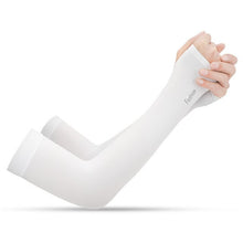 Load image into Gallery viewer, 2020 2PC Breathable UV Protection Arm Sleeve Arm Warmers Cycling Sun Protective Covers Quick Dry Summer Ice Silk Cooling Sleeves
