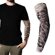 Load image into Gallery viewer, 1PC Breathable 3D Tattoo UV Protection Arm Sleeve Arm Warmers Cycling Sun Protective Covers Quick Dry Summer Cooling Sleeves
